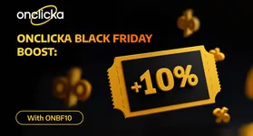 Black Friday at OnClickA: Get a 10% Bonus on Any Deposit!